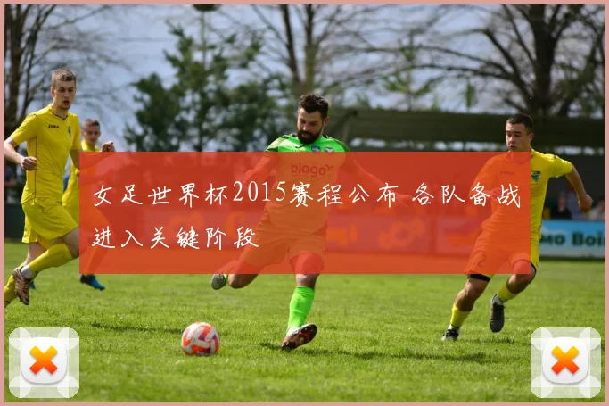 女足世界杯2015赛程公布 各队备战进入关键阶段
