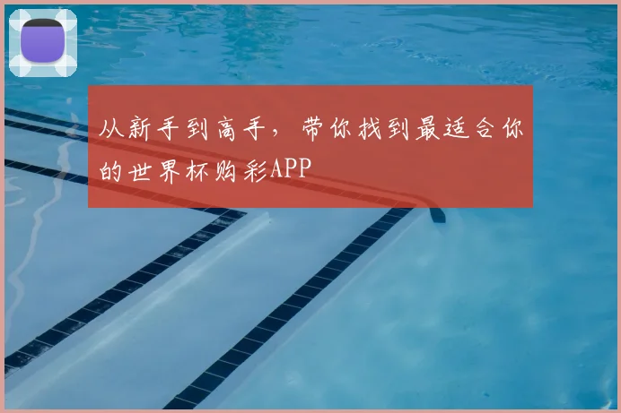 从新手到高手,带你找到最适合你的世界杯购彩APP