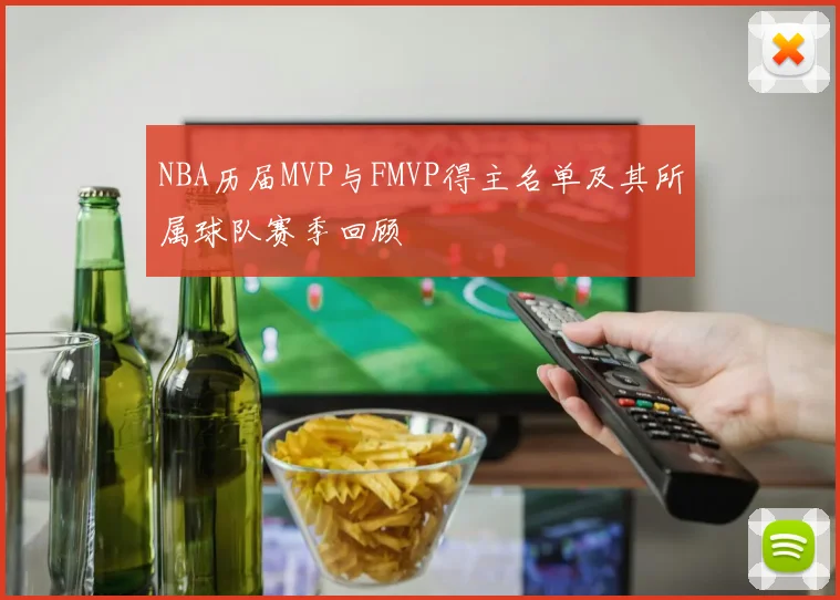 NBA历届MVP与FMVP得主名单及其所属球队赛季回顾