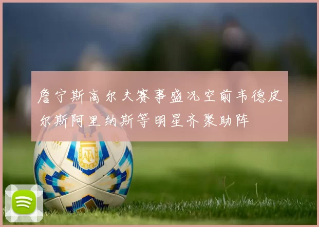 詹宁斯高尔夫赛事盛况空前韦德皮尔斯阿里纳斯等明星齐聚助阵